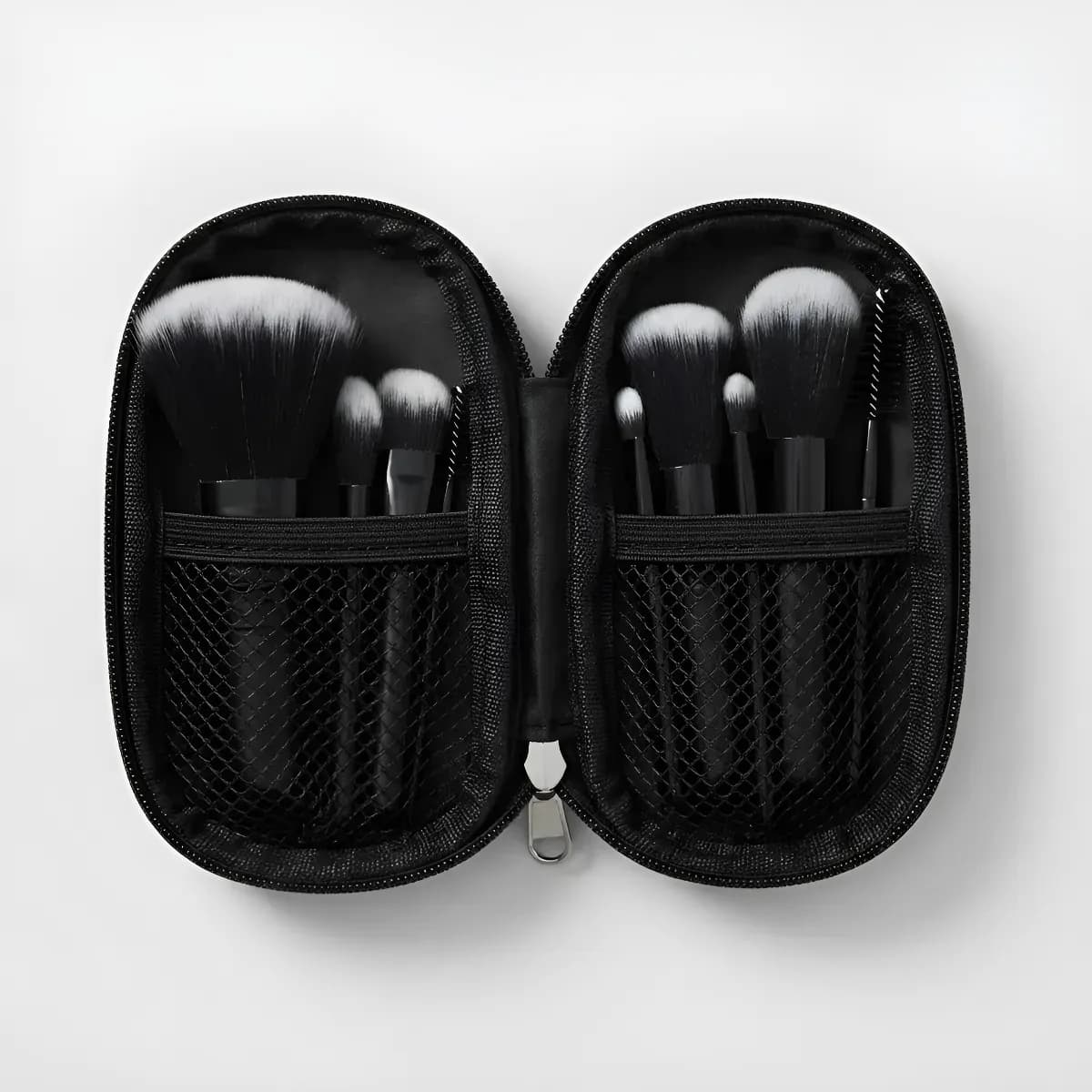 Kit Mini Pincéis de Maquiagem com Estojo